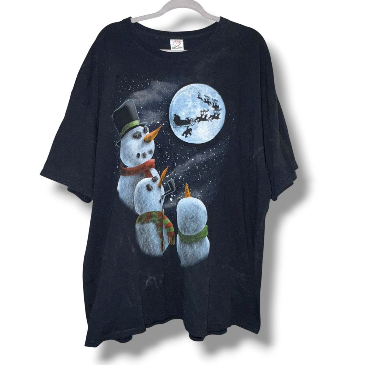 Vintage Vintage unisex Dec.25 snowmen and Santa print tee 3X Size US XXL / EU 58 / 5 - 1 Thumbnail
