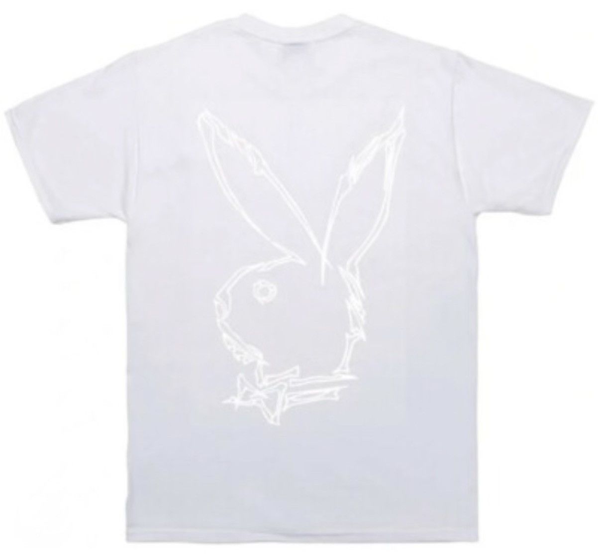 Playboy × Revenge Revenge Playboy bunny white on white tshirt Size US XXL / EU 58 / 5 - 1 Thumbnail