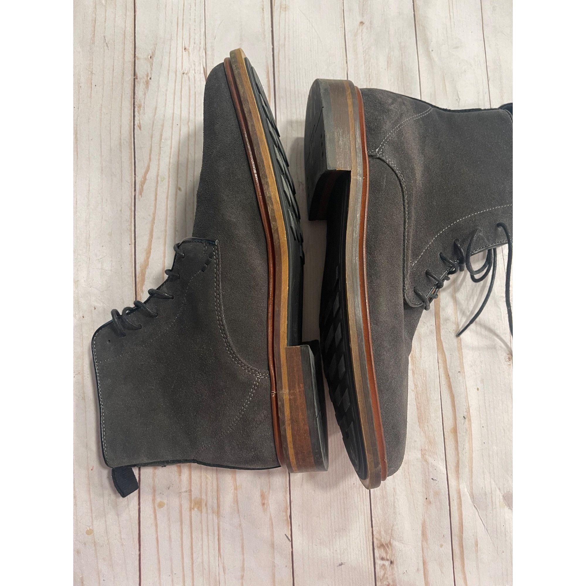 Shoe The Bear Shoe The Bear Ned Suede Grey Sz EU 42 US 9/9.5 Size US 9 / EU 42 - 4 Thumbnail
