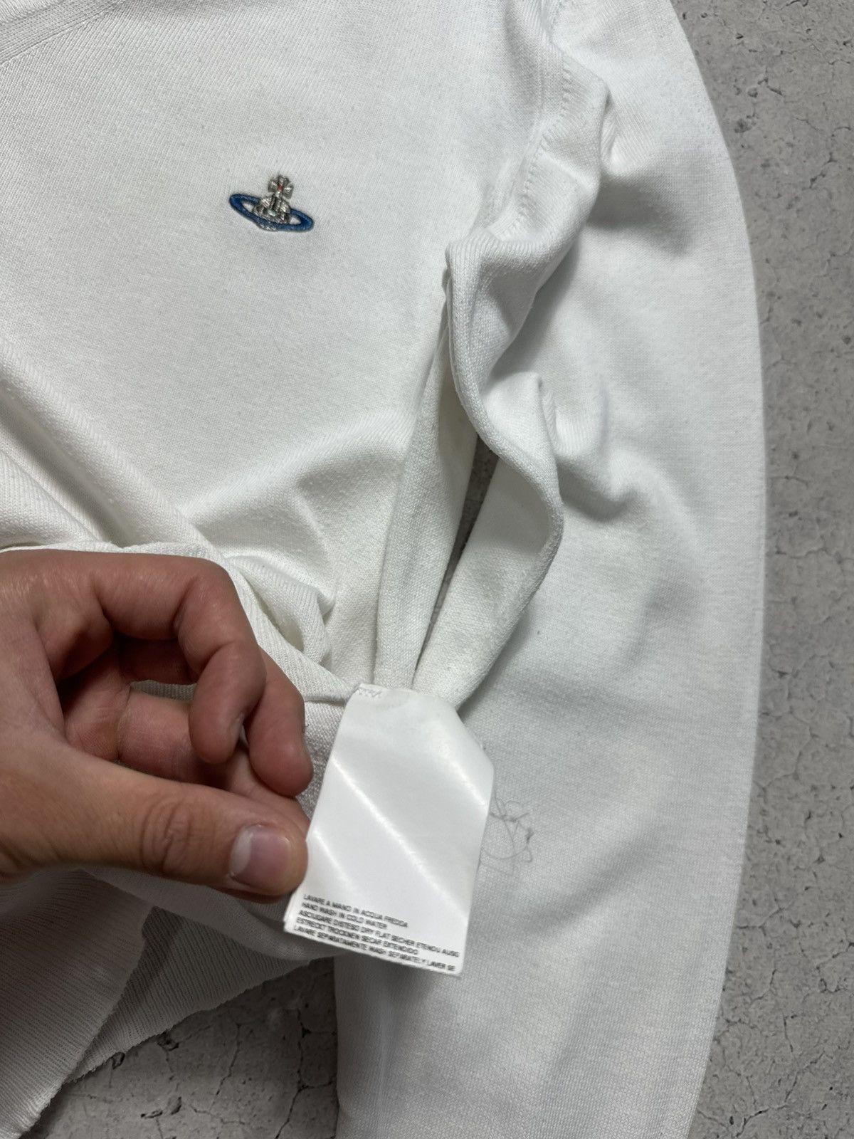 Vivienne Westwood Vivienne Westwood Luxury Sweater Pullover White Size US L / EU 52-54 / 3 - 9 Thumbnail