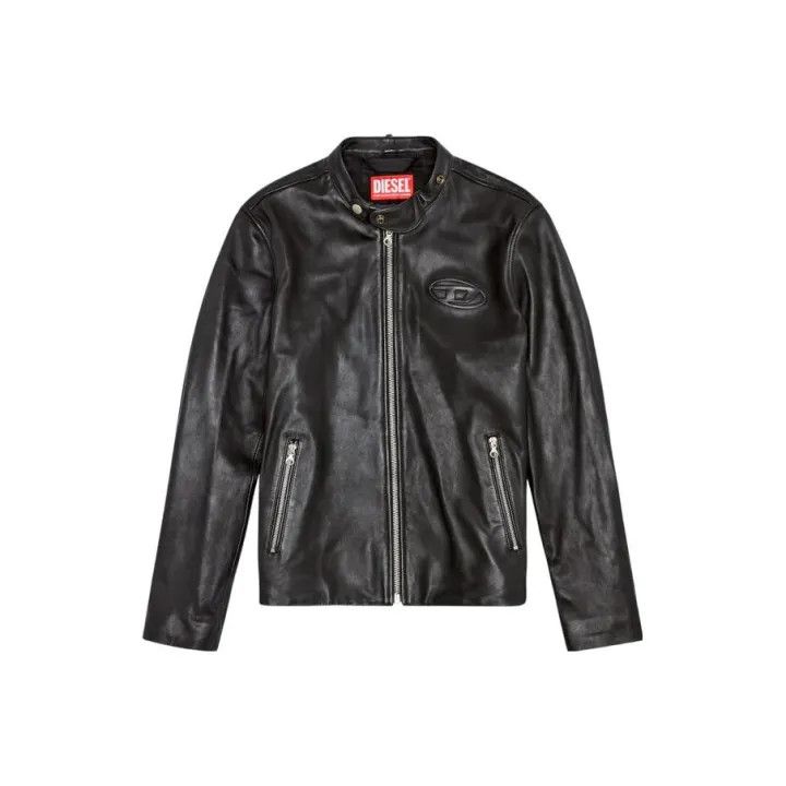 Diesel Diesel Black Logo Print Long Sleeve Jacket 0079 Size US L / EU 52-54 / 3 - 1 Thumbnail