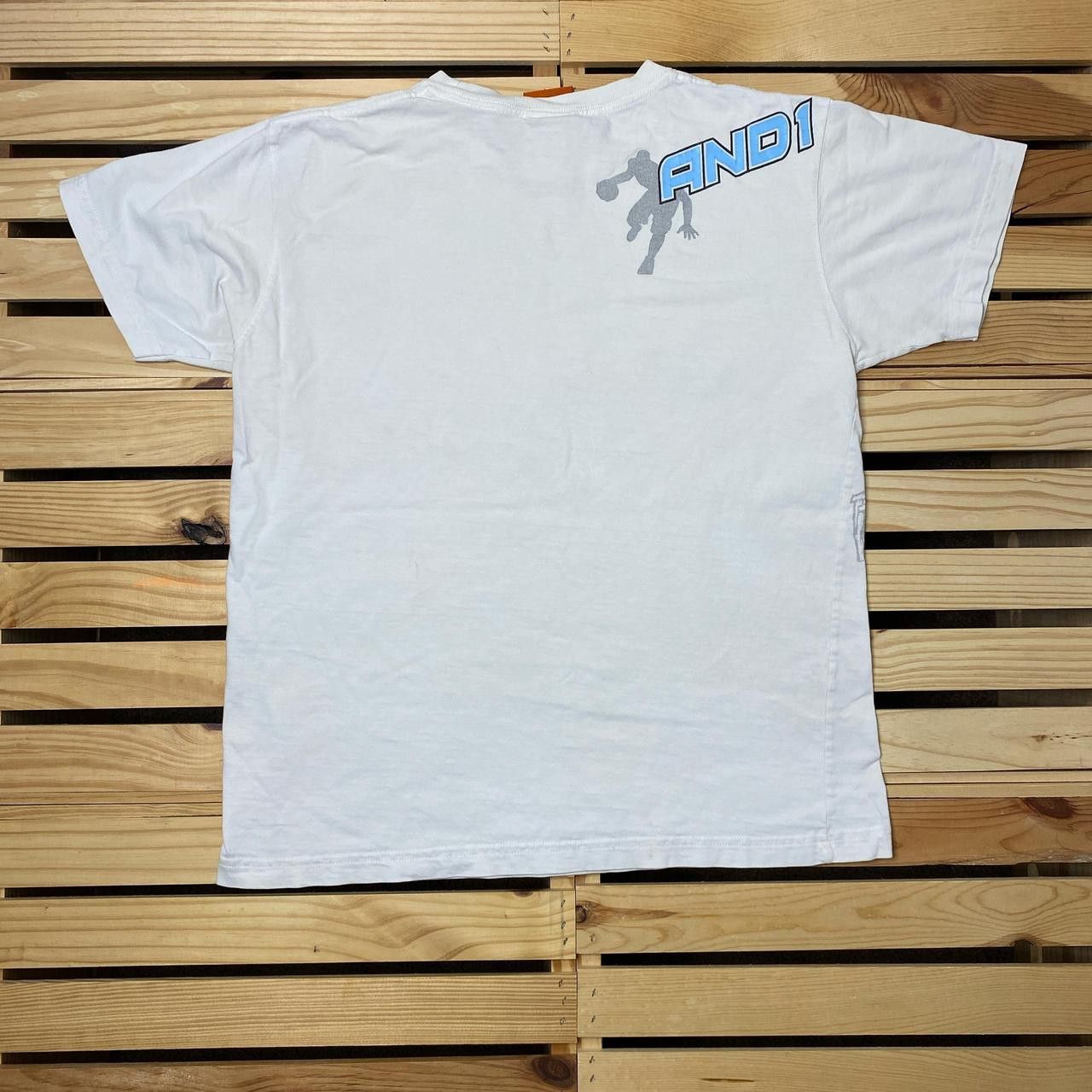 Other Vintage AND1 White Basketball Tee Size Medium Size US M / EU 48-50 / 2 - 2 Thumbnail