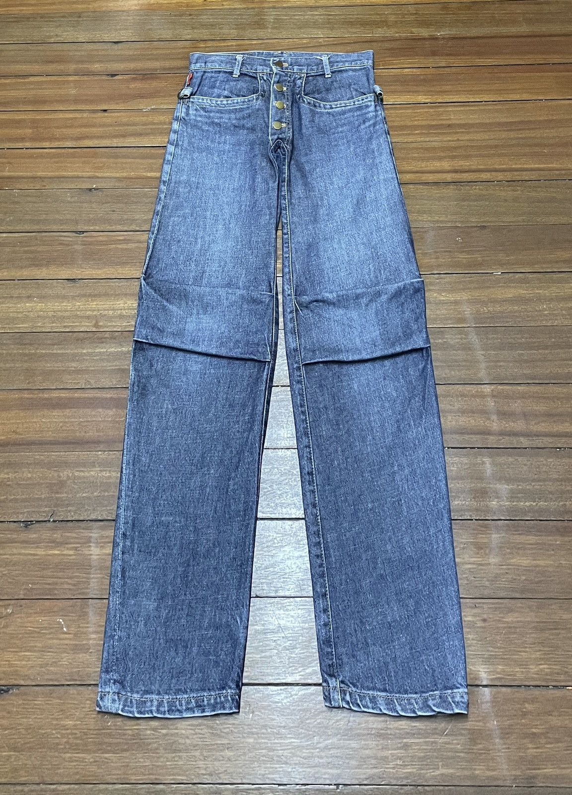 Beauty Beast Very Rare Vintage Brand Beauty Beast Cropped Jeans 2000s Size US 29 - 1 Thumbnail