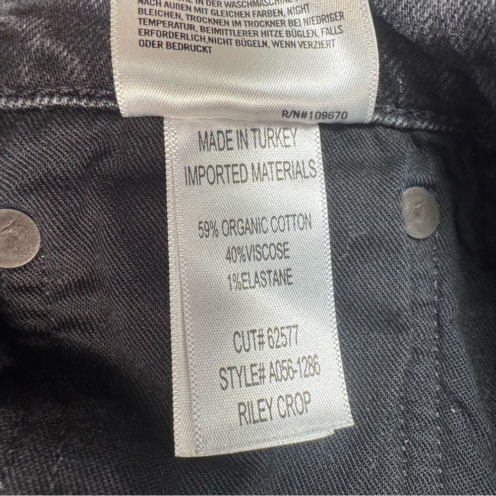 Agolde Agolde Riley High Rise Straight Crop Jeans In Panoramic Siz Size 28" / US 6 / IT 42 - 8 Thumbnail