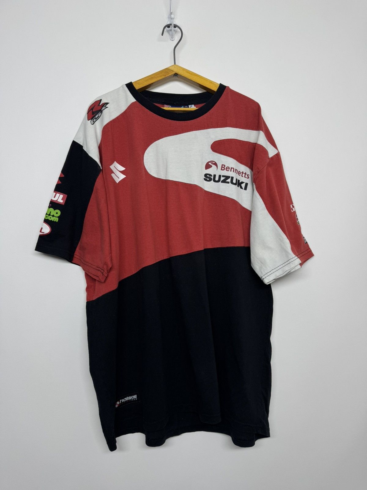 Vintage Vintage Y2k Suzuki Racing Big Logo T Shirt Size US XXL / EU 58 / 5 - 6 Thumbnail