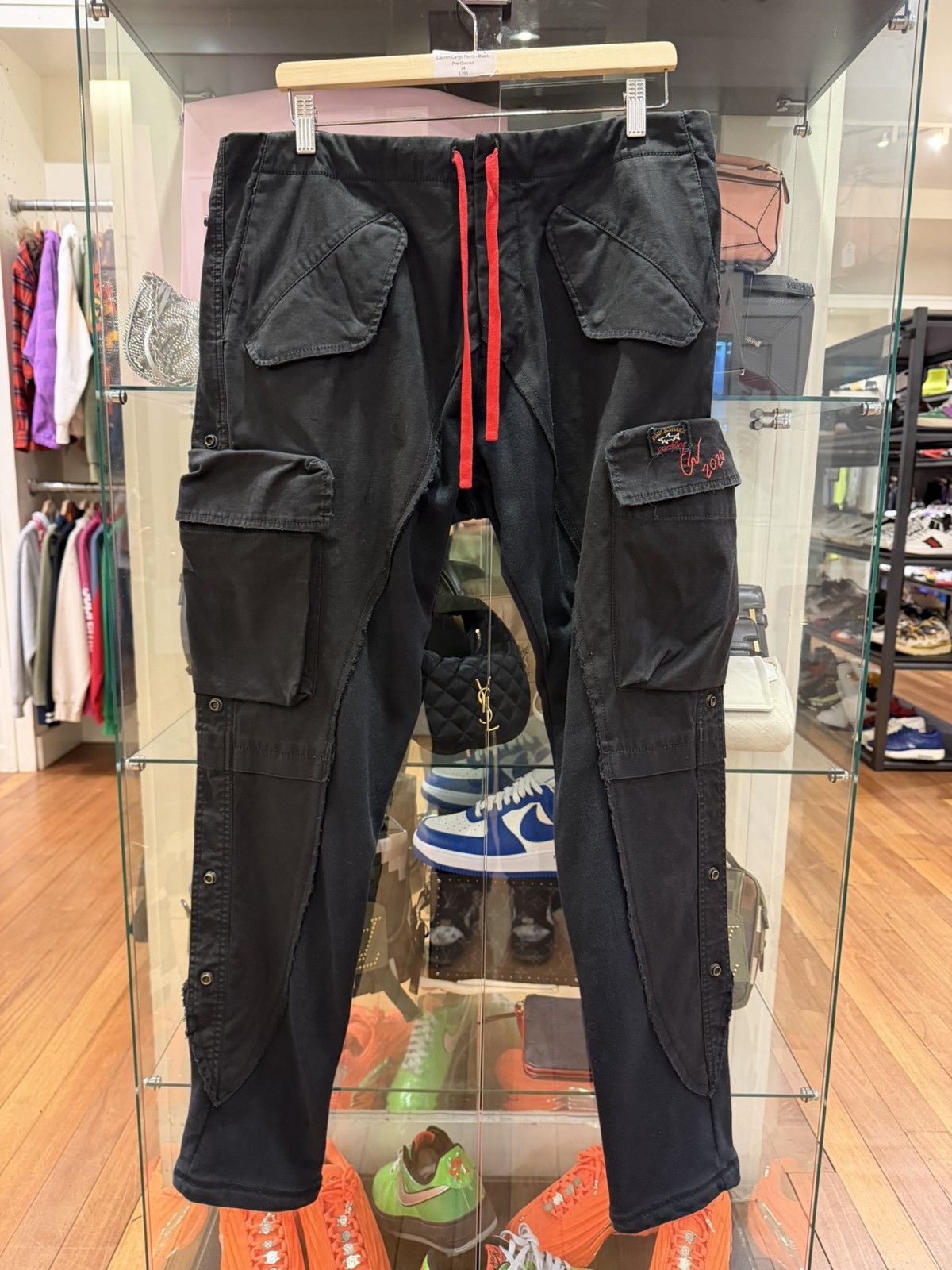 Greg Lauren × Paul & Shark Paul & Shark By Greg Lauren Drawstring Cargo Trousers Size US 34 / EU 50 - 1 Thumbnail