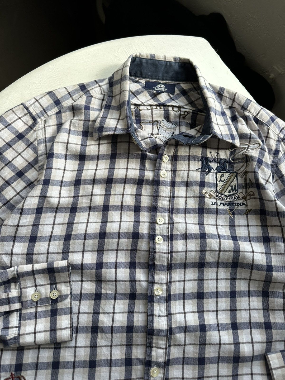 La Martina × Vintage La Martina Shirt Long Sleeve Polo Cup Y2K Size M Size US L / EU 52-54 / 3 - 5 Thumbnail