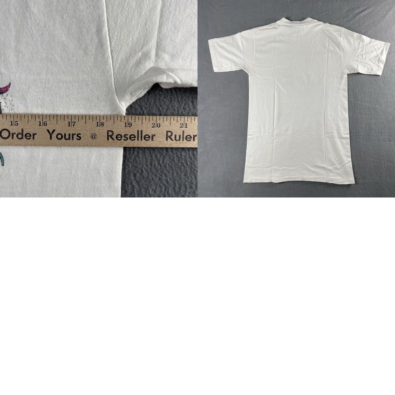 Vintage VINTAGE Diamond Dust Shirt Unisex Adults T-Shirt Size M White Glitter Mardi Gras Opryland 90s USA Size US M / EU 48-50 / 2 - 8 Thumbnail