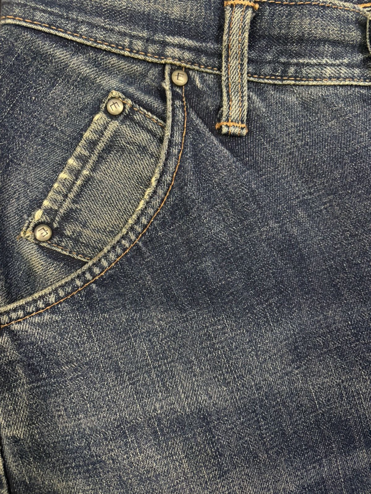 Vintage Edwin E Function Mud Wash Loose Twisted Leg Jeans