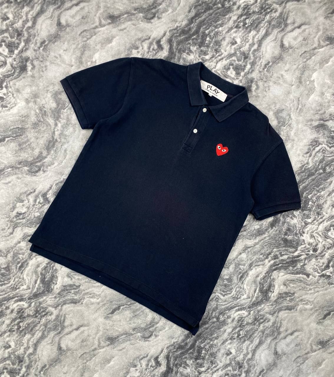 Comme des Garcons Comme des Garçons PLAY Polo Shirt Men Size XL Blue Size US XL / EU 56 / 4 - 1 Thumbnail