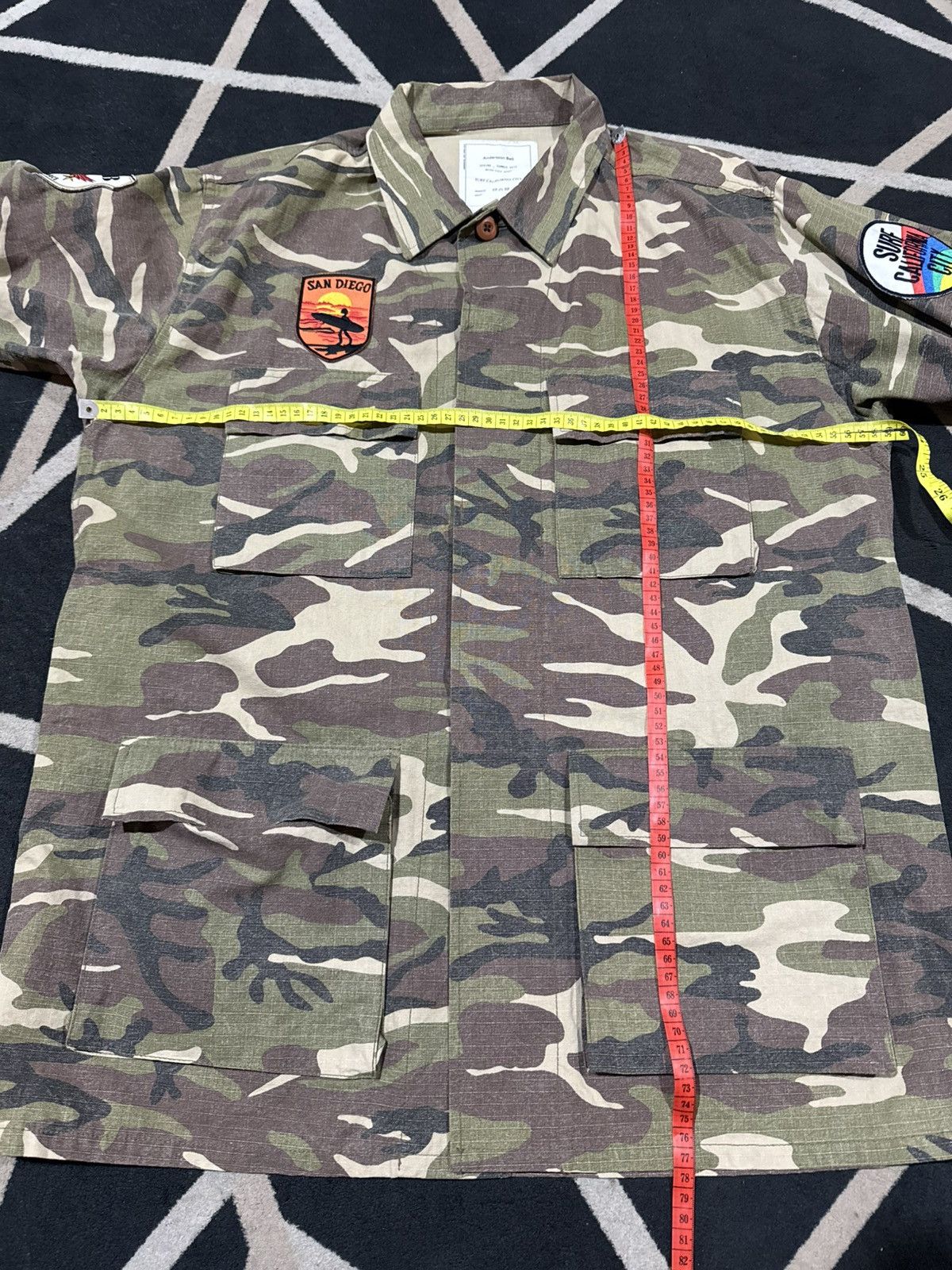 Andersson Bell Andersson Bell SS17 Field Jacket Camouflage Jw Andersson Size US M / EU 48-50 / 2 - 10 Thumbnail