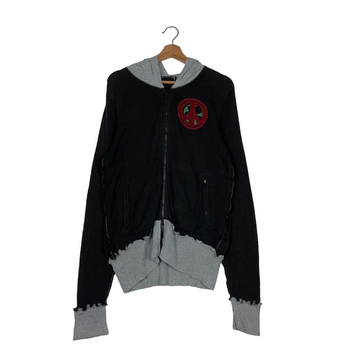 Japanese Brand 291295 HOMME Wanted Transformation Hoodies #0830-C37 Size US M / EU 48-50 / 2 - 10 Thumbnail