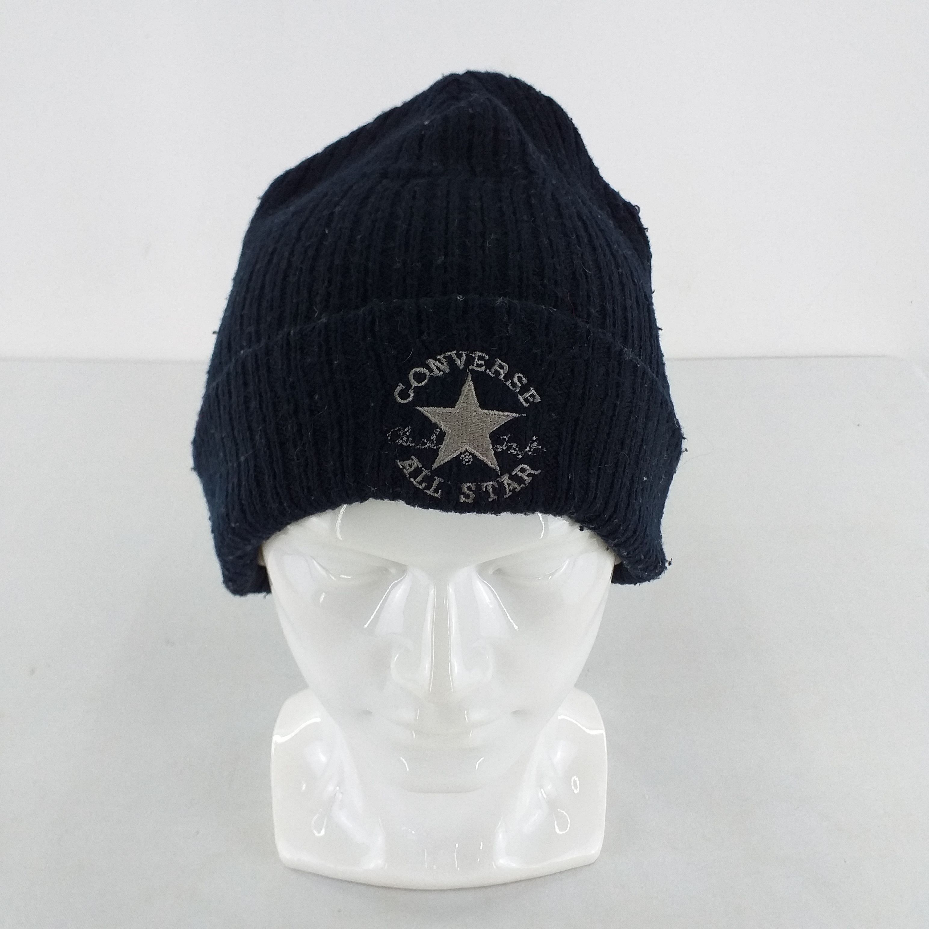 Japanese Brand Converse Logo Embroidery Snow Cap Hat Beanie -BN484 Size ONE SIZE - 1 Thumbnail