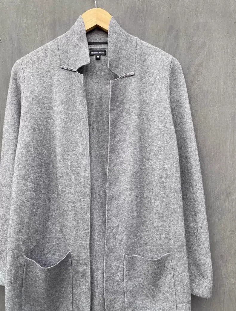 Ann Demeulemeester Ann Demeulemeester Grey Loose Wool Cardigan Jacket Size M / US 6-8 / IT 42-44 - 2 Thumbnail