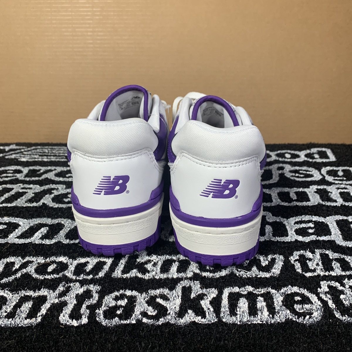 New Balance New Balance 550 Purple White Size US 9 / EU 42 - 5 Thumbnail