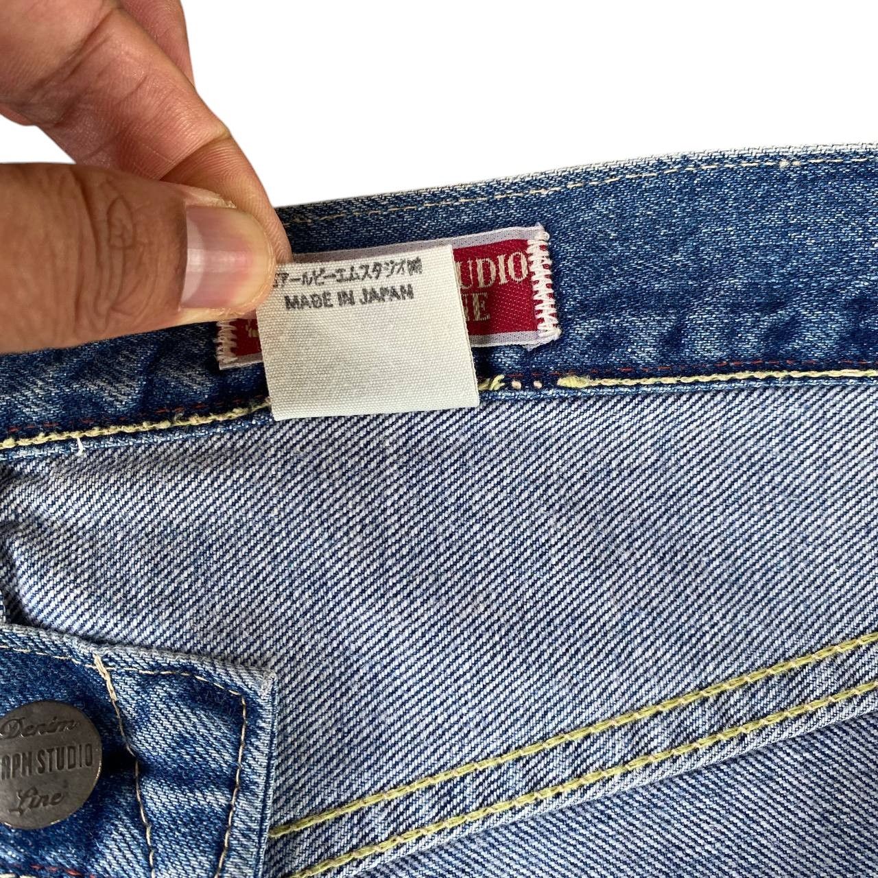 45rpm VINTAGE 90S 45RPM DENIM BLUEWASH STRAIGHT LEG Size US 30 / EU 46 - 9 Thumbnail