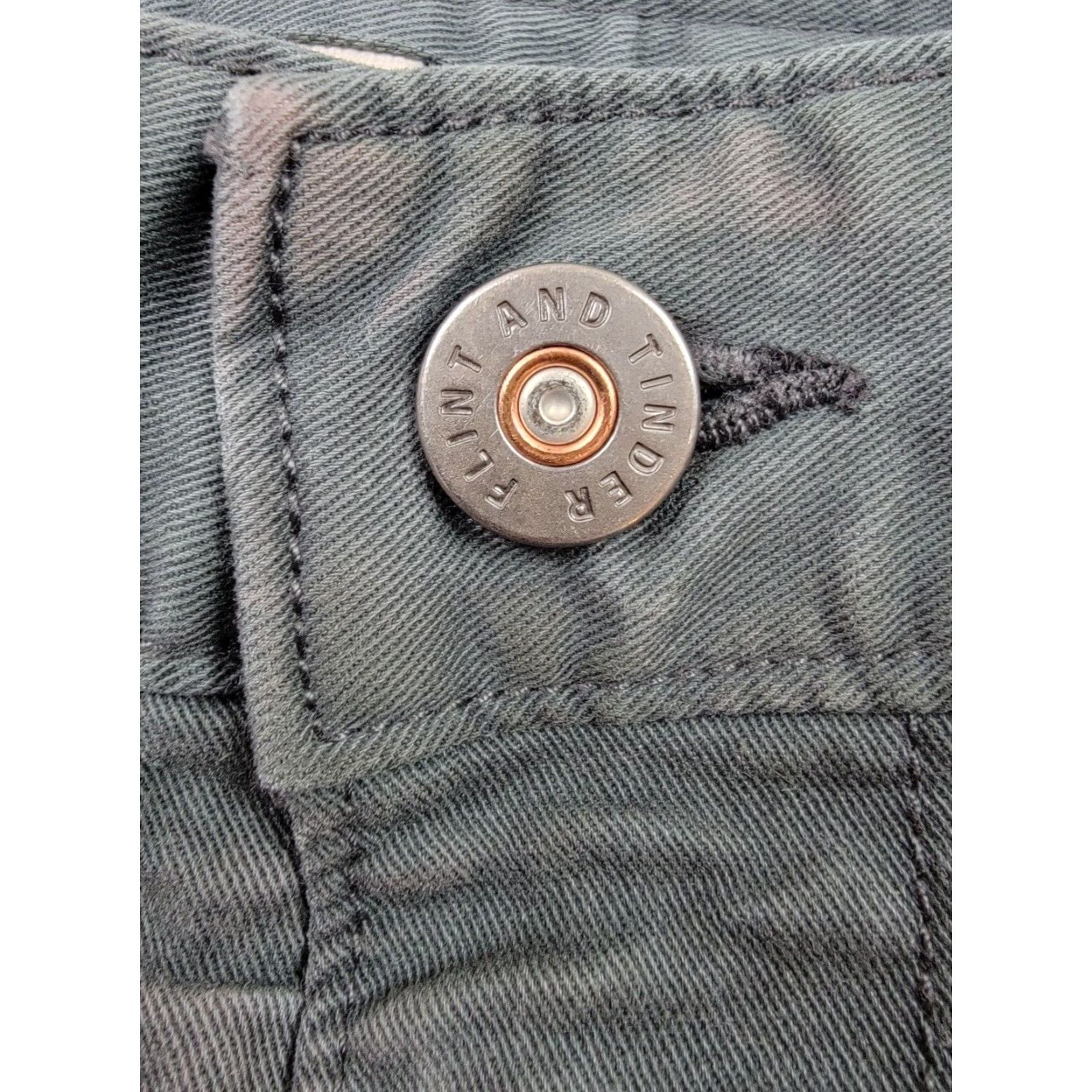 Flint And Tinder Flint and Tinder Shorts Mens 36 Green Flat Front Chino 9'' Inseam Size US 36 / EU 52 - 4 Thumbnail