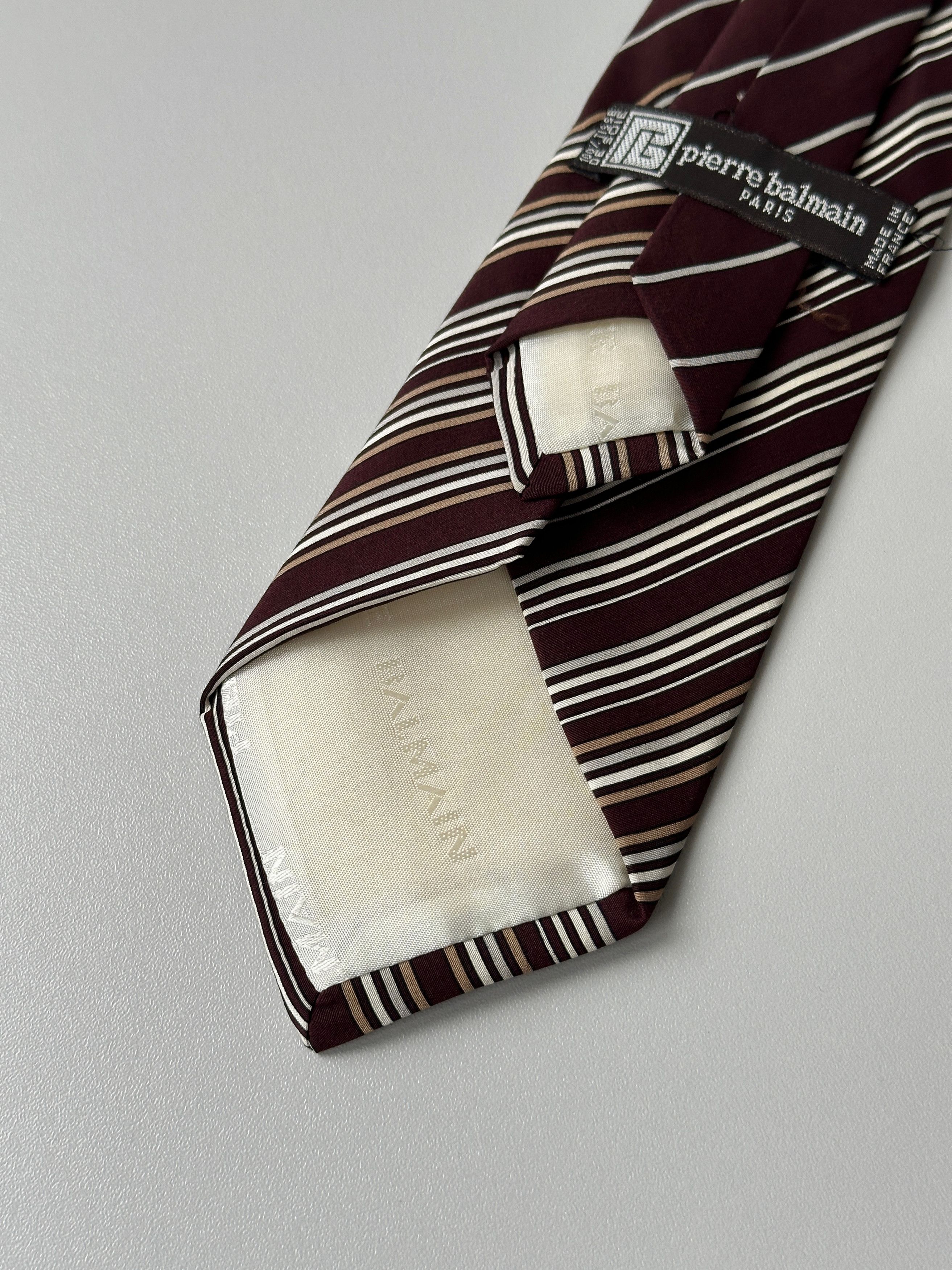 Balmain Balmain Silk Tie Size ONE SIZE - 6 Thumbnail