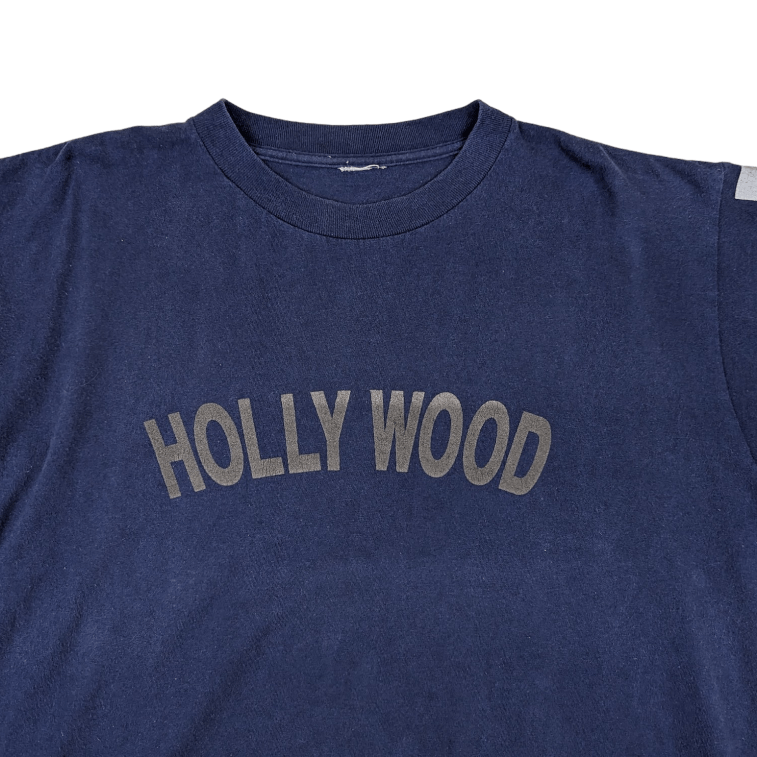 Vintage Vintage HOLLYWOOD Big Spell Out T Shirt Single Stitches Tee Size US XL / EU 56 / 4 - 6 Thumbnail