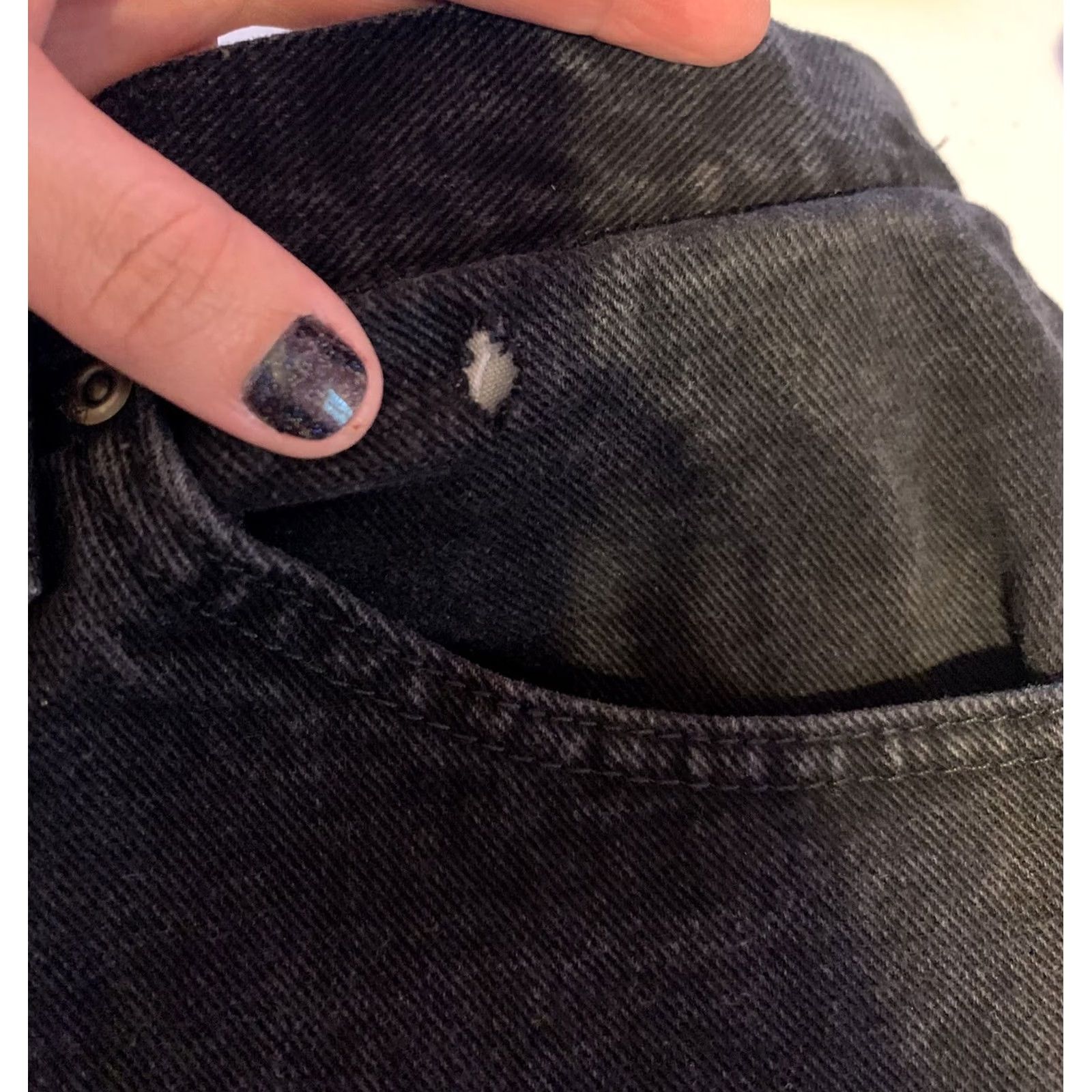 Lee Lee Regular Fit Jeans Black 42x30 Denim 5-Pocket Button Zip Mens Jeans Retro Vintage? Size US 42 / EU 58 - 3 Thumbnail