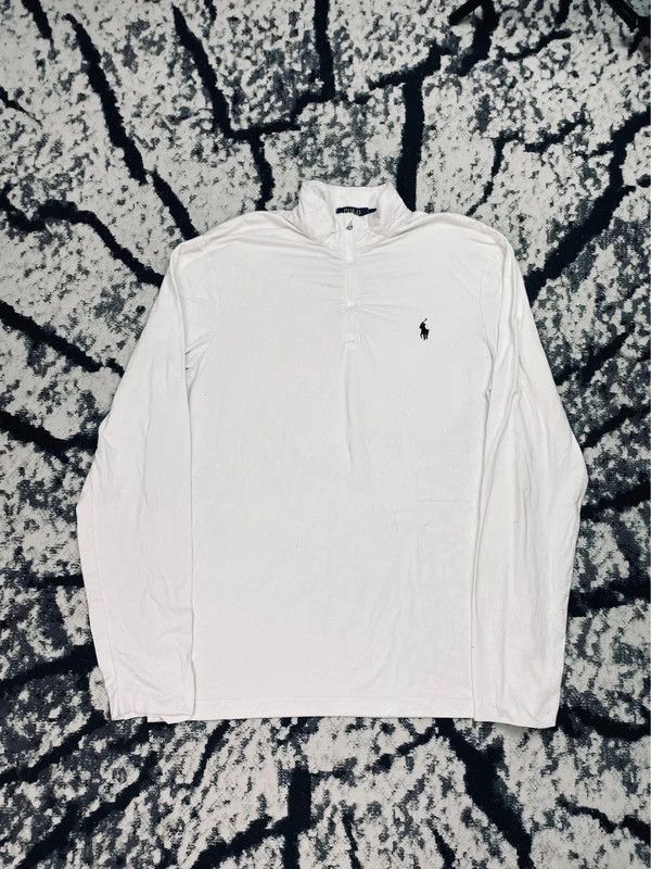 Ralph Lauren Polo Ralph Lauren halfzip sweatshirt white M Size US M / EU 48-50 / 2 - 1 Thumbnail