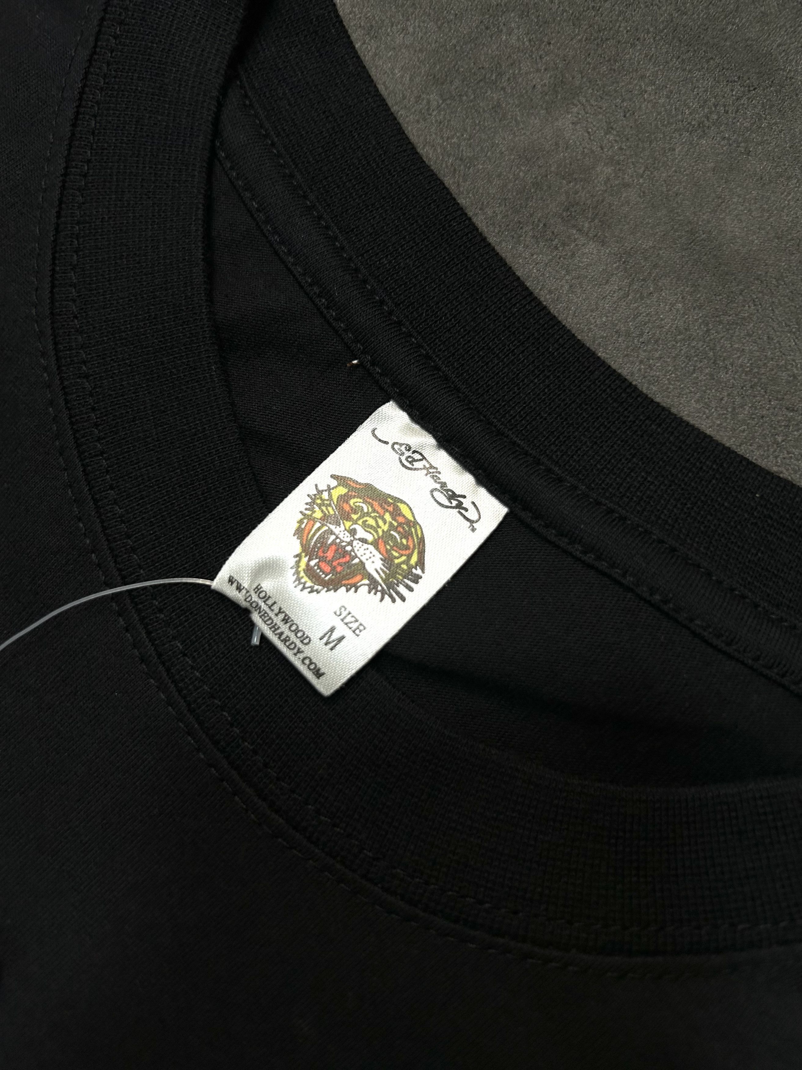Ed Hardy × Vintage Rare Vintage Black Ed Hardy Virgin Mary Blood Tee M Size US M / EU 48-50 / 2 - 3 Thumbnail
