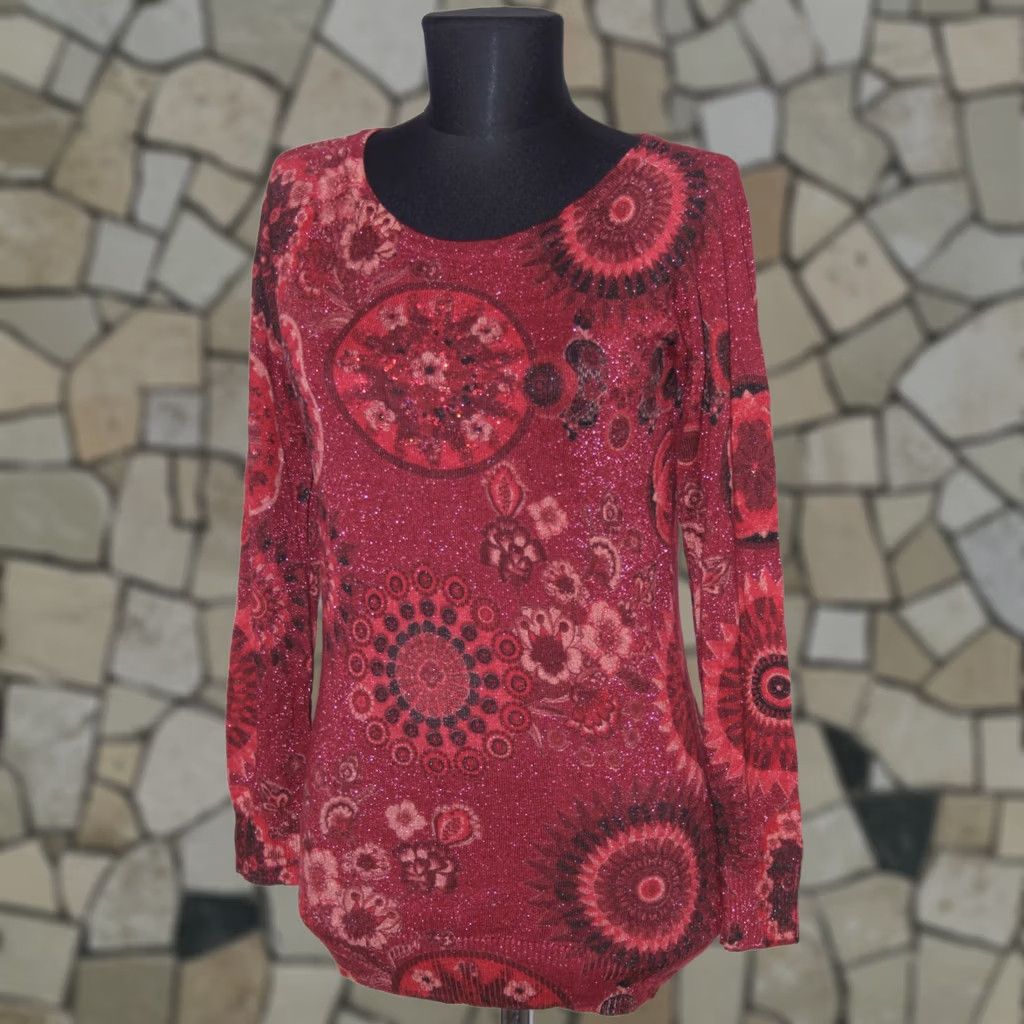 Desigual Desigual womens tunic jumper Size M Multicoloured Size M / US 6-8 / IT 42-44 - 1 Thumbnail
