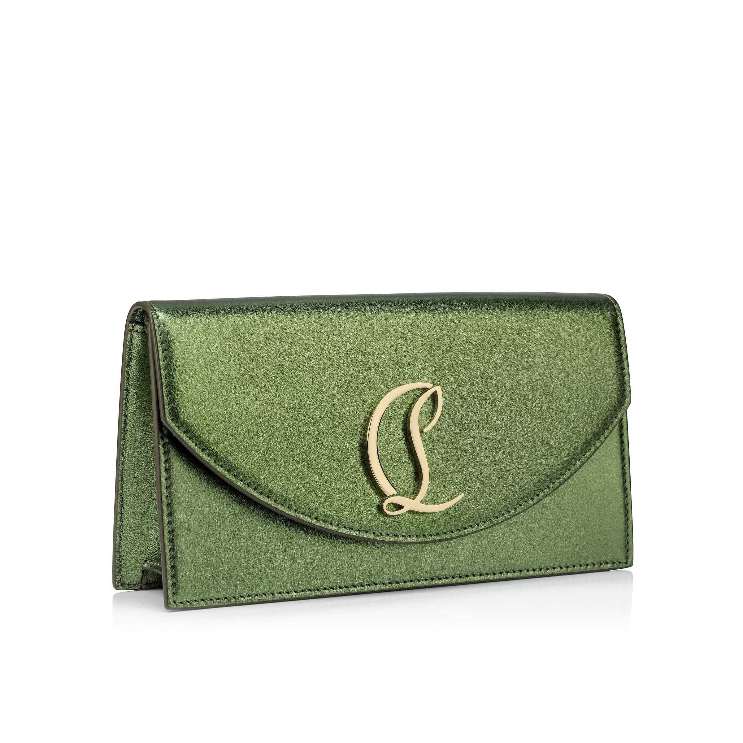 Christian Louboutin o1s1wg110125 Size:OS/ Loubi 54 Clutch Bag in Green Size ONE SIZE - 4 Thumbnail