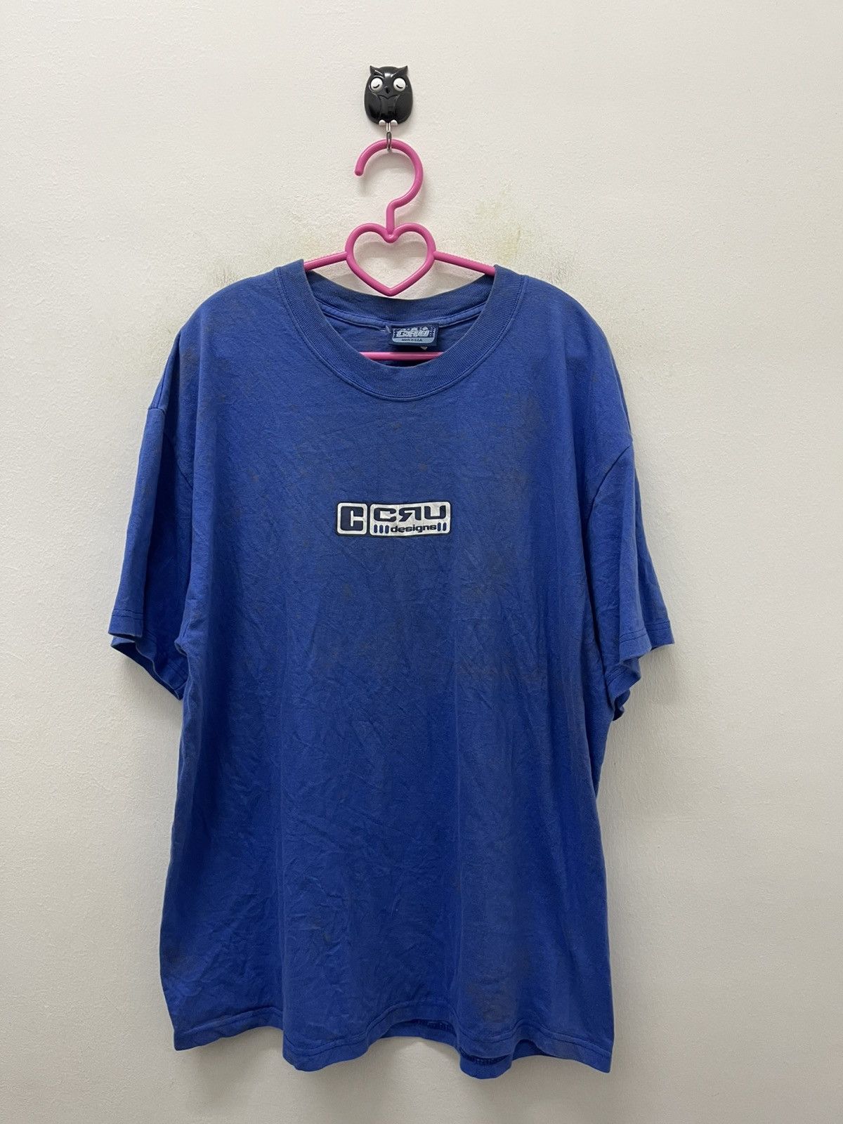 Vintage Rare Vintage CRU DESIGNS Made In USA Box Logo Mud Wash Size US L / EU 52-54 / 3 - 1 Thumbnail