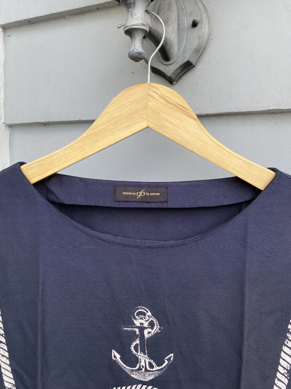 Vintage Ninesix Ny 96 Sailor Rope Design Dress Japanese Style Size ONE SIZE - 3 Thumbnail
