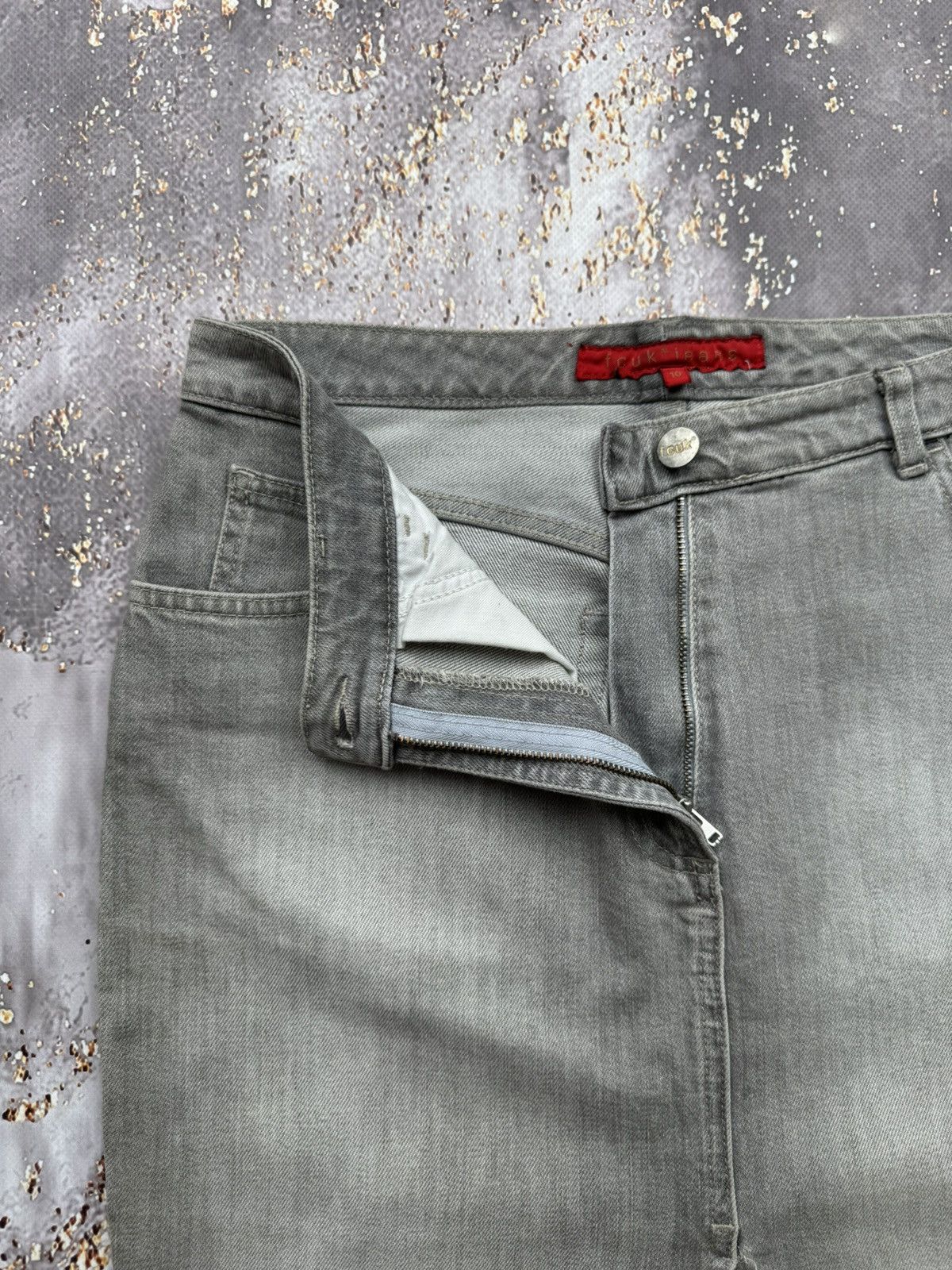 FCUK Fcuk Jeans Vintage Mini Skirt Size 28" / US 6 / IT 42 - 5 Thumbnail