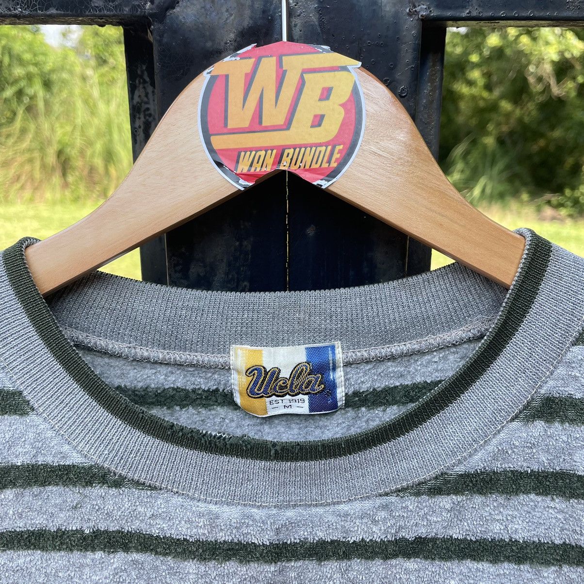 Vintage 🔥🔥Vintage UCLA Cotton Twill Striped Sweatshirts Size US M / EU 48-50 / 2 - 8 Thumbnail