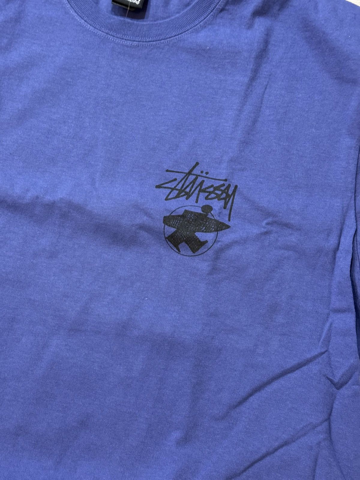 Stussy Stussy Long Haul Pigment Dyed Indigo Tee T-Shirt Sz L Large Size US L / EU 52-54 / 3 - 2 Thumbnail