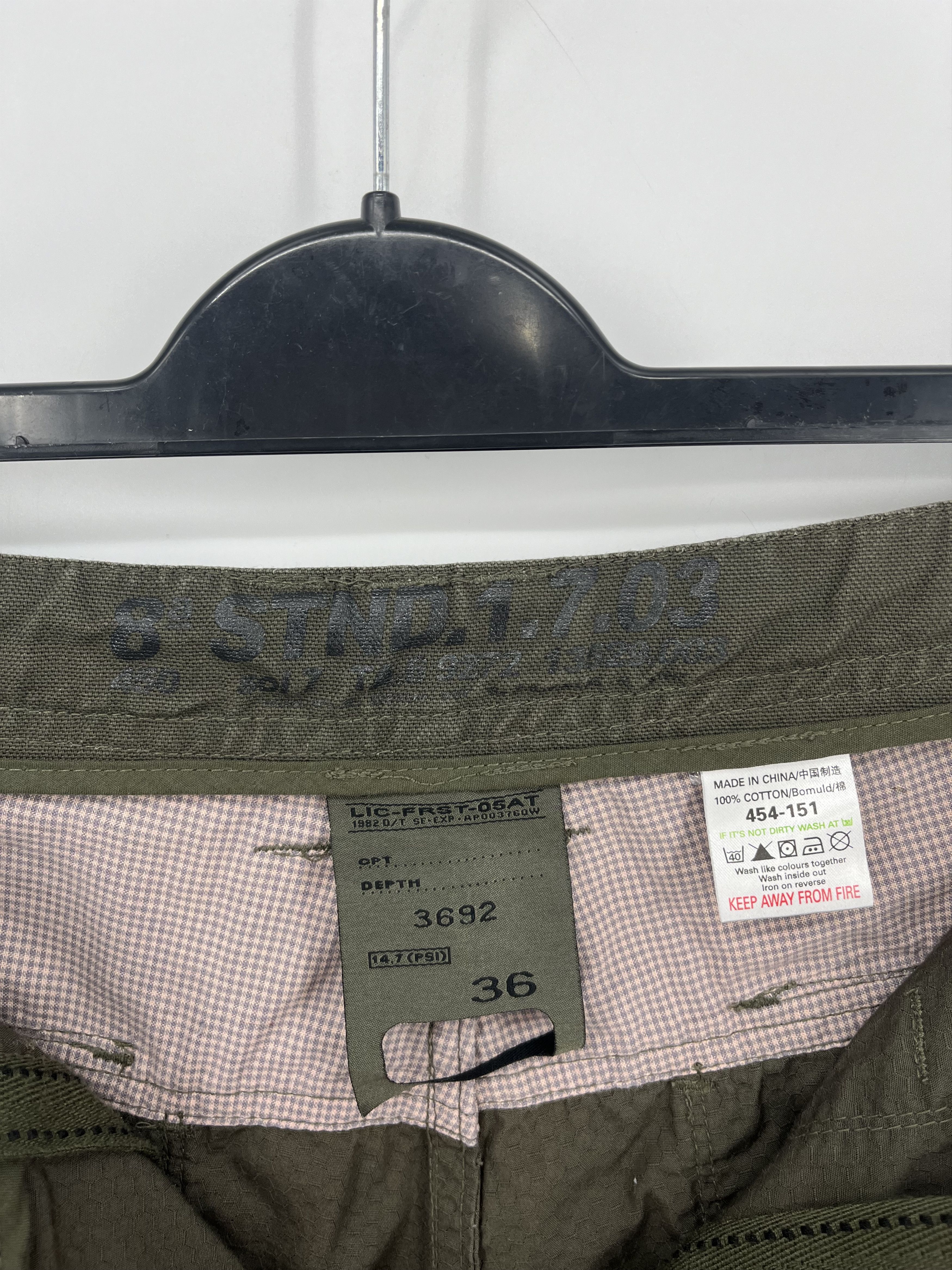 Other Vintage Army frst Combat Cargo Shorts Size US 36 / EU 52 - 9 Thumbnail