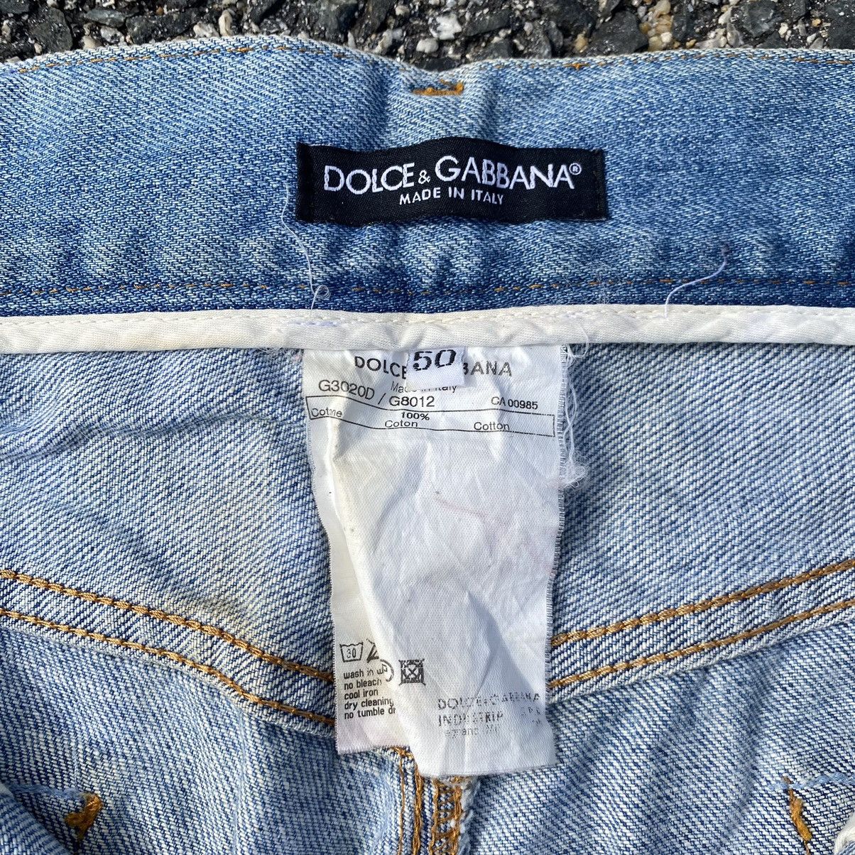 Dolce & Gabbana Vintage Dolce & Gabbana Distressed Denim Jeans Size US 33 - 12 Thumbnail