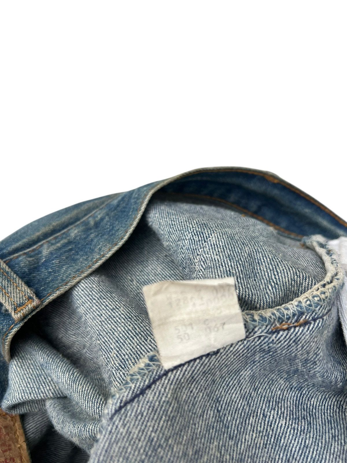 Levi's Vintage 80s Levi’s 501 Made in USA Dirty Mud Denim Jeans Size US 35 - 25 Thumbnail