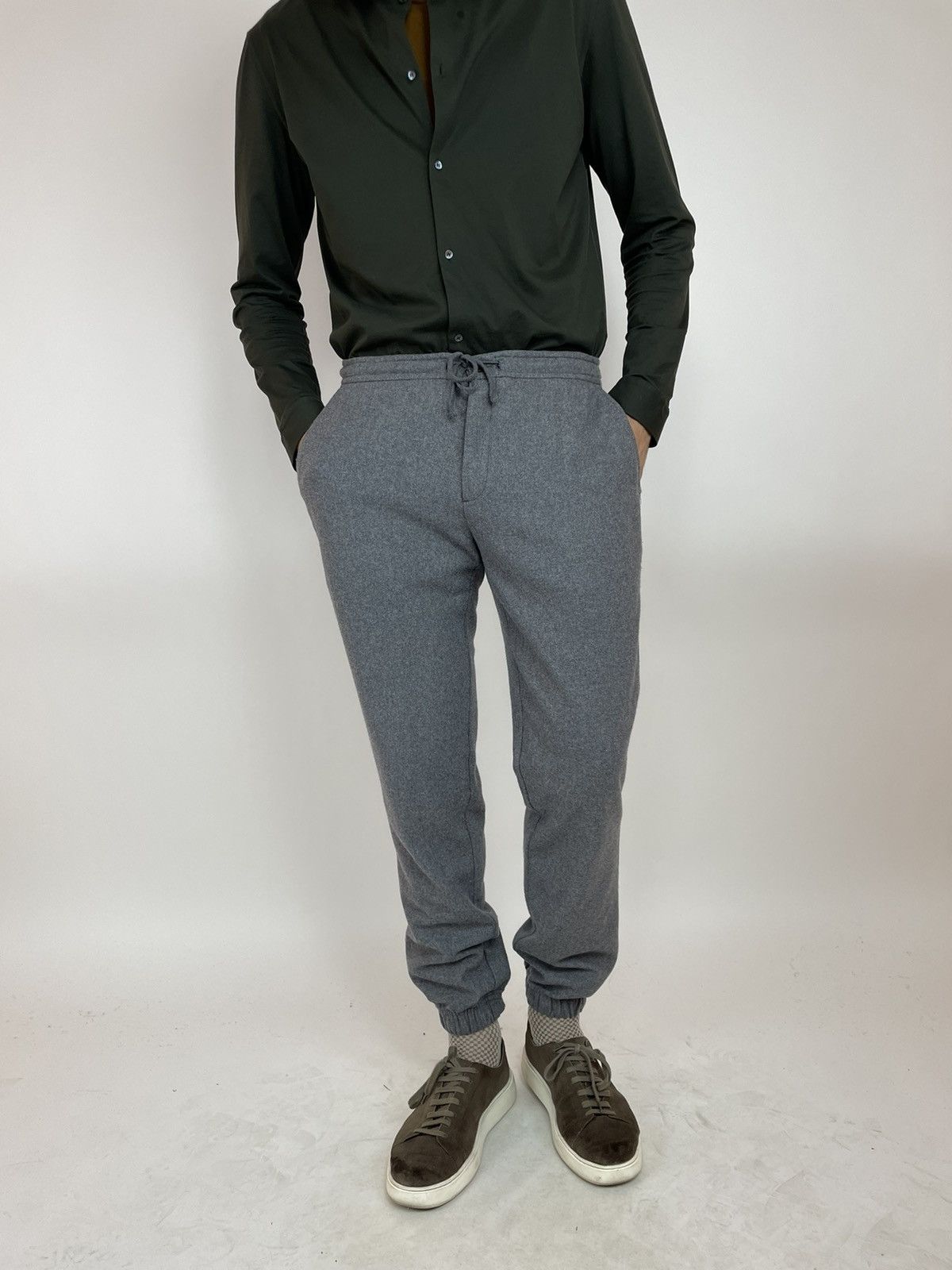 Japanese Brand KIOMI Wool JOGGING PANTS Mens size 36 Size US 36 / EU 52 - 13 Thumbnail