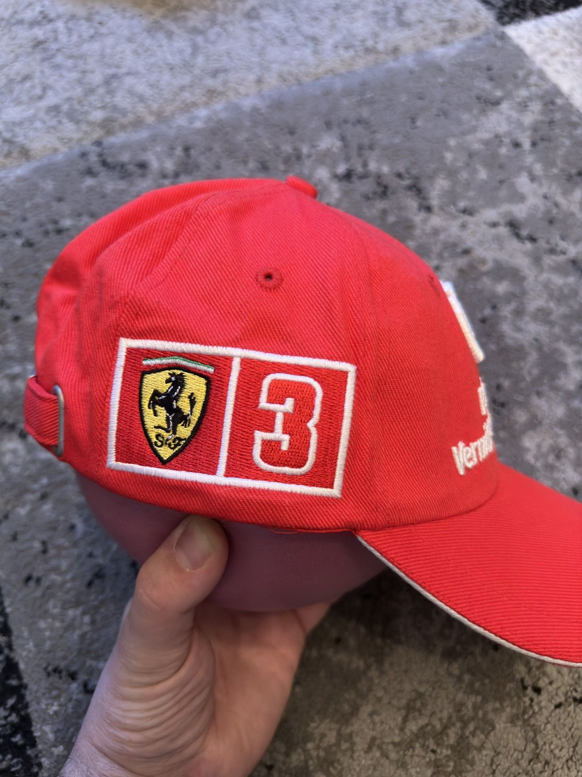 Ferrari Rare VTG Ferrari by Michael Schumacher Official Dekra Cap Size ONE SIZE - 2 Thumbnail