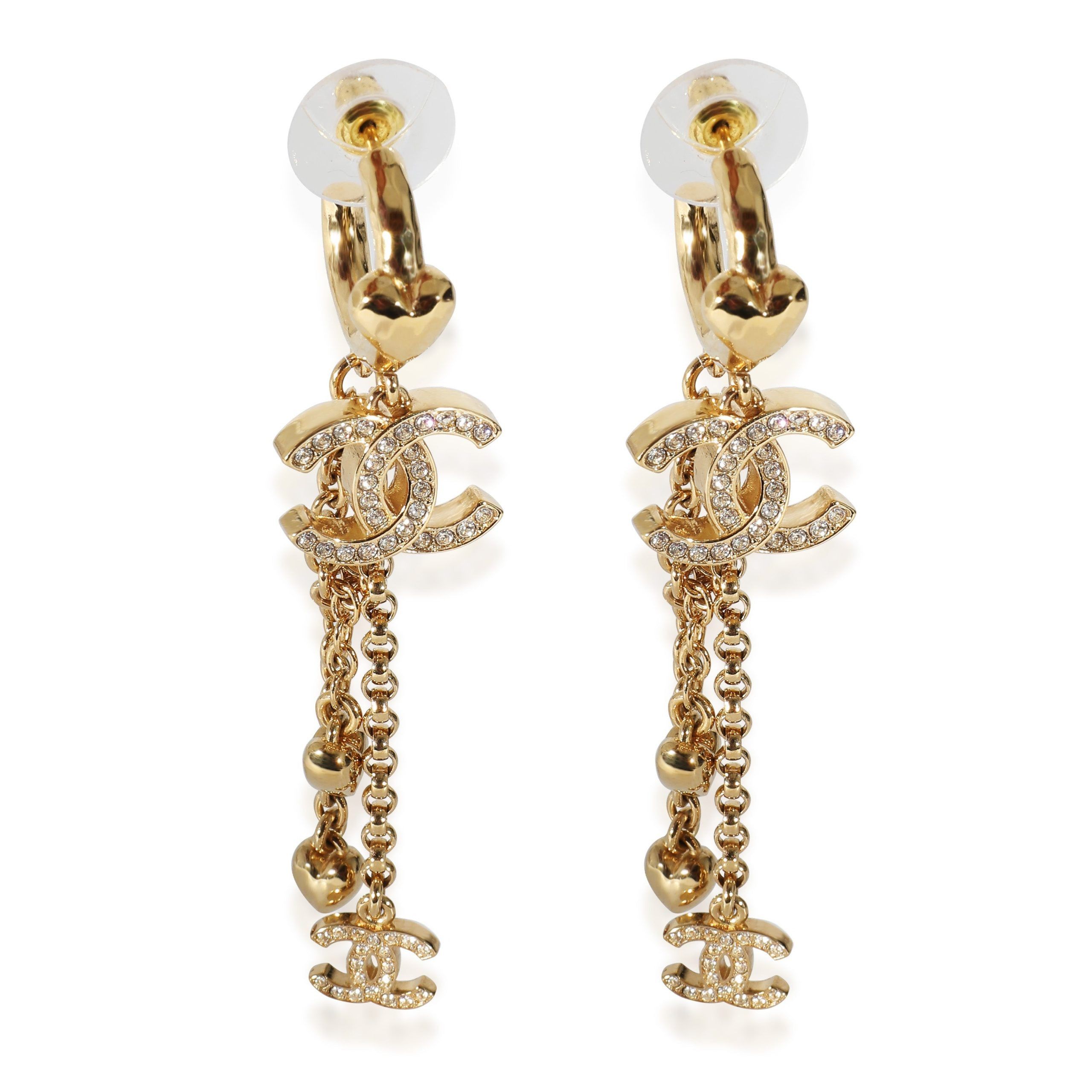 Chanel Chanel 2023 Spring Act 1 Collection Gold Plated Earrings Size ONE SIZE - 1 Thumbnail