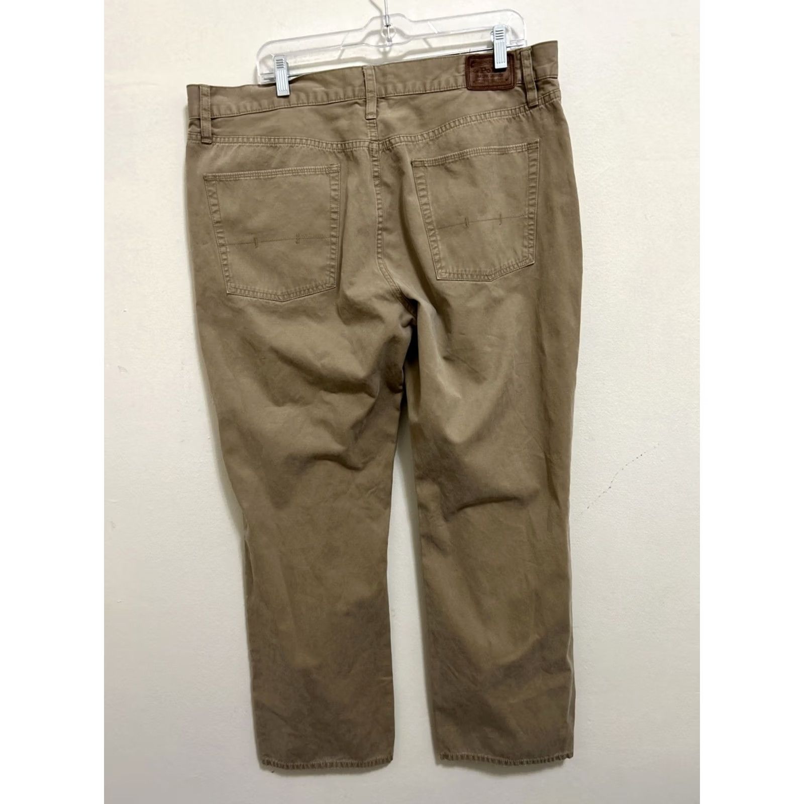Polo Ralph Lauren VINTAGE Polo Ralph Lauren Pants Mens 38x30 Tan Authentic Dungarees Straight Khaki Size US M / EU 48-50 / 2 - 6 Thumbnail