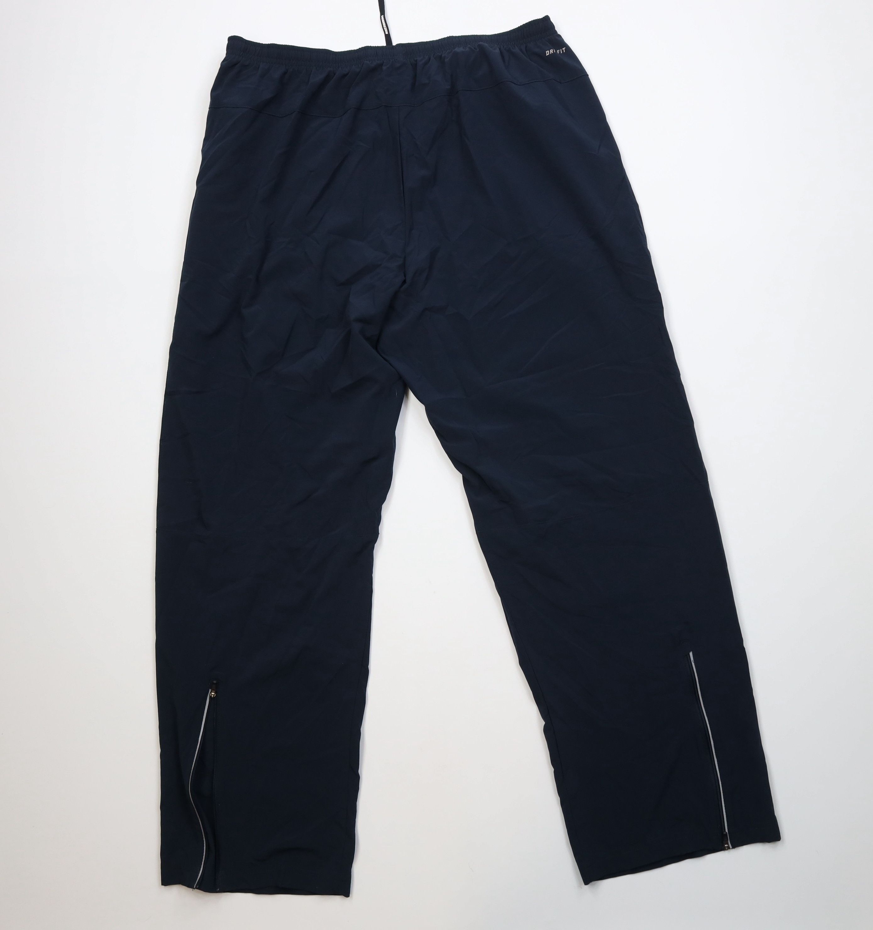 Nike Vintage Y2K Nike Running Mini Swoosh Wide Leg Pants Blue Size US 40 / EU 56 - 9 Thumbnail