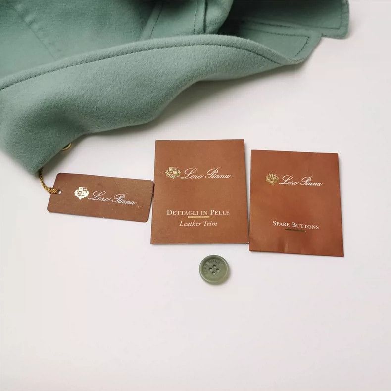 Loro Piana Loro Piana Green Cashmere Long Coat- Size US M / EU 48-50 / 2 - 2 Thumbnail