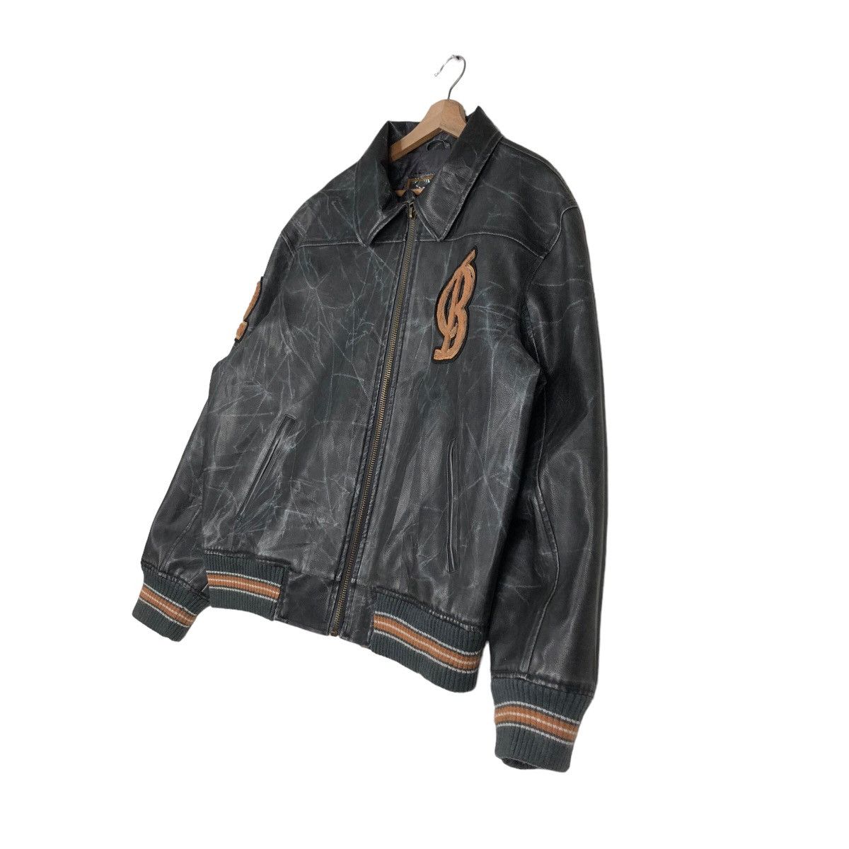 Japanese Brand 🔥Vintage Biker Leather Jacket Garam Japan Issey Miyake Size US XL / EU 56 / 4 - 2 Thumbnail