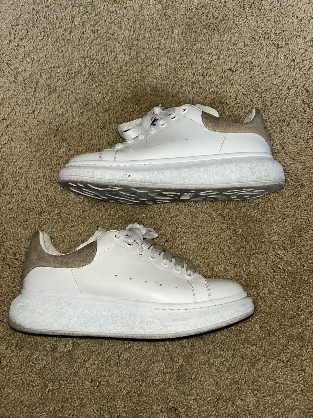 McQ Alexander McQueen Alexander McQueen Women’s Oversized Low-Top Sneakers Size US 10 / IT 40 - 1 Thumbnail