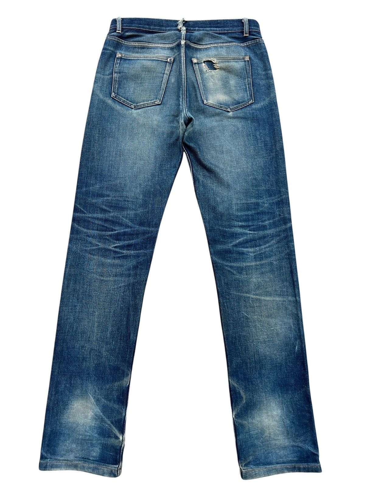 A.P.C. Vintage APC Selvedge Distressed Denim Jeans 31x33.5 Size US 31 - 3 Thumbnail