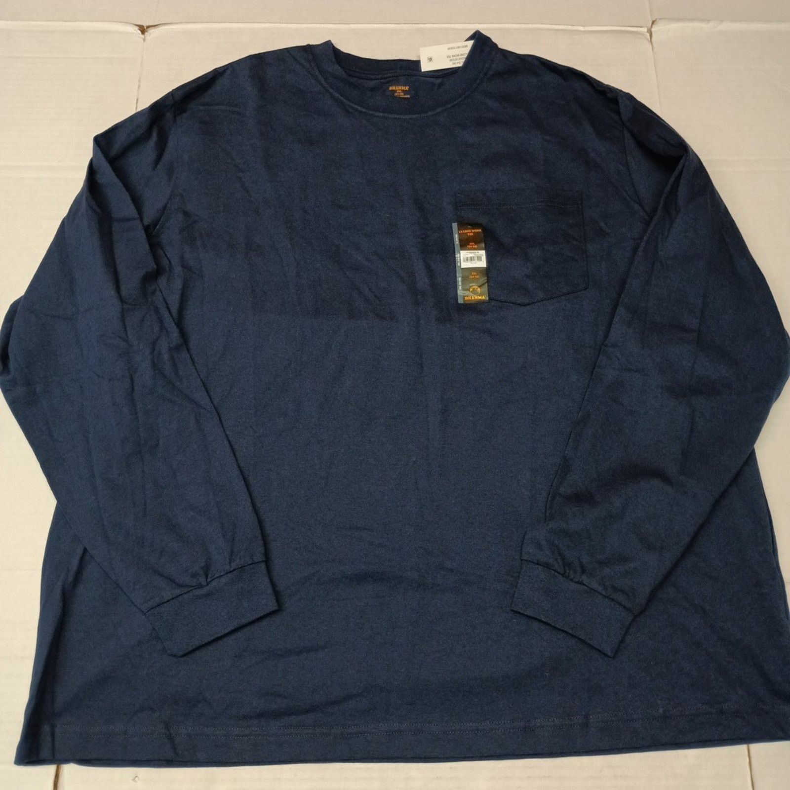 Other 2 Brahma Long Sleeve Work T-Shirt 3XL 54-56 Blue Pocket Tee Size US XXL / EU 58 / 5 - 2 Thumbnail