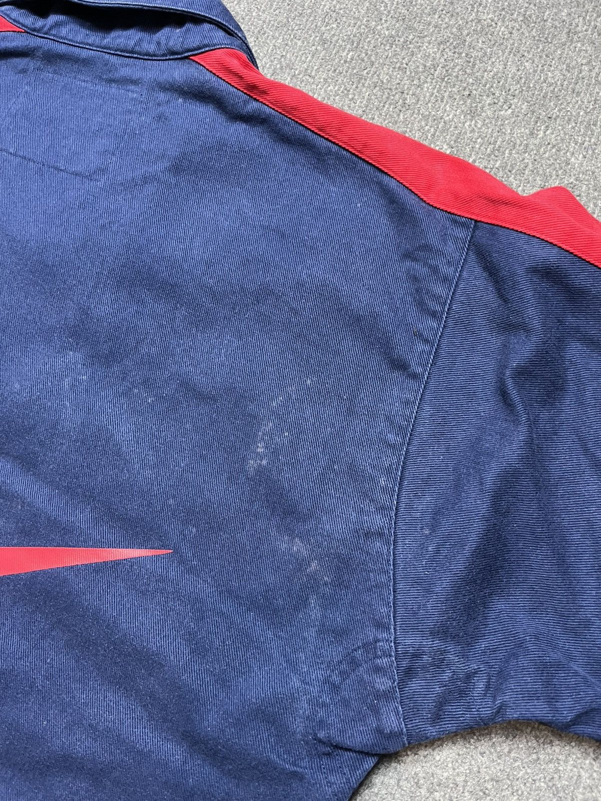 Nike Vintage 90's Nike Arsenal Football Gunners Jacket Size XL Size US XL / EU 56 / 4 - 10 Thumbnail