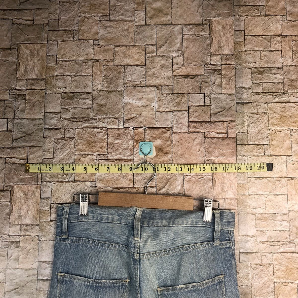 Japanese Brand Archives Blue Distressed Denim Pants #A65 Size US 30 / EU 46 - 15 Thumbnail