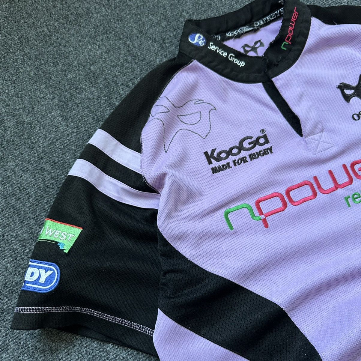 Osprey VTG Ospreys Polo Rugby 2007-08 KooGa Mans Size XL USA Size US XL / EU 56 / 4 - 9 Thumbnail