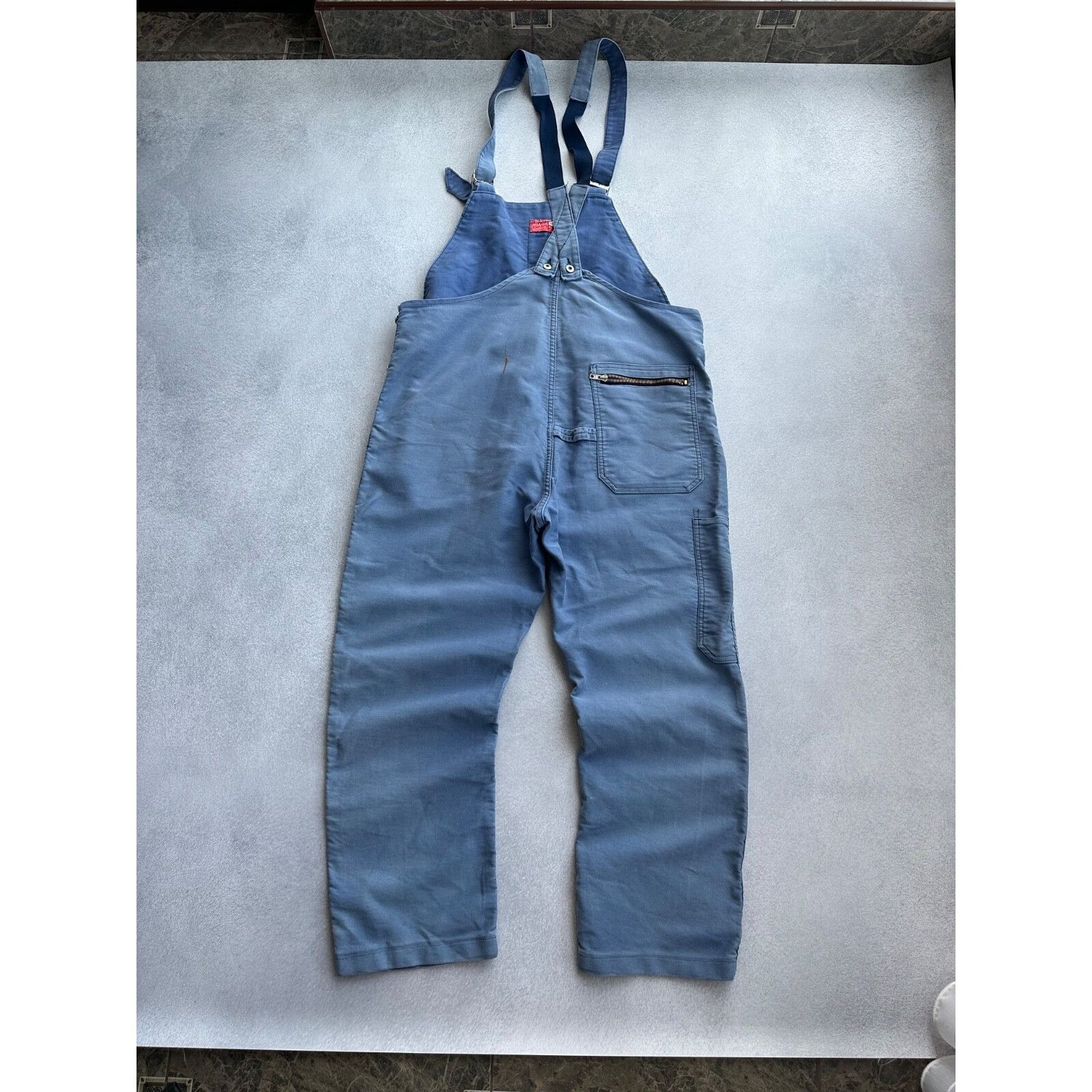 Vintage VTG Adolph Lafont French Workwear Overall Suit 60-70s Size 54L - 9 Thumbnail
